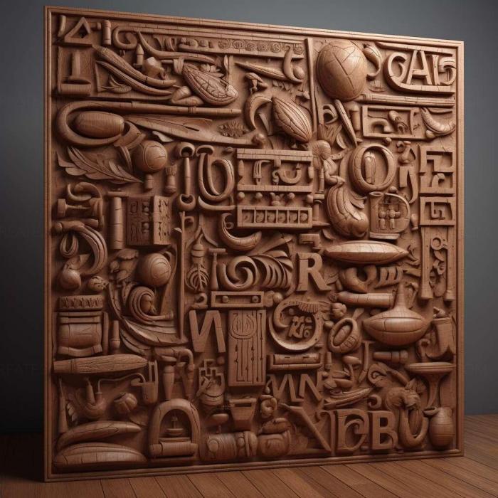 نموذج ثلاثي الأبعاد لآلة CNC 3D Art 